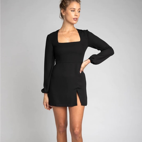 NWT Resa long-sleeve Floral Mini Dress XS - Picture 4 of 4